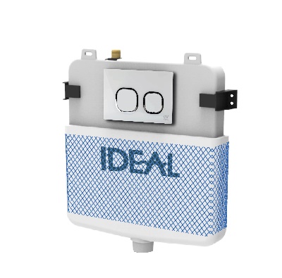 DEPÓSITO PARA EMBUTIR IDEAL SUMA 2 CON DESCARGA DUAL PARA AHORRO DE AGUA
