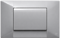 TECLA UNIVERSAL IDEAL PARA DEPOSITO DE EMBUTIR - GRIS