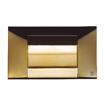TECLA UNIVERSAL IDEAL PARA DEPOSITO DE EMBUTIR - DORADA BRILLANTE