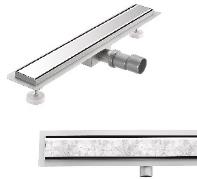 DESAGÜE LINEAL DE 70 CM PLENO/REVESTIR ( reversible - permite colocar el revestimiento cerámico deseado)