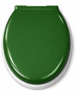 NUEVO ASIENTO PARA INODORO UNIVERSAL PESCADAS CON TAPA VERDE